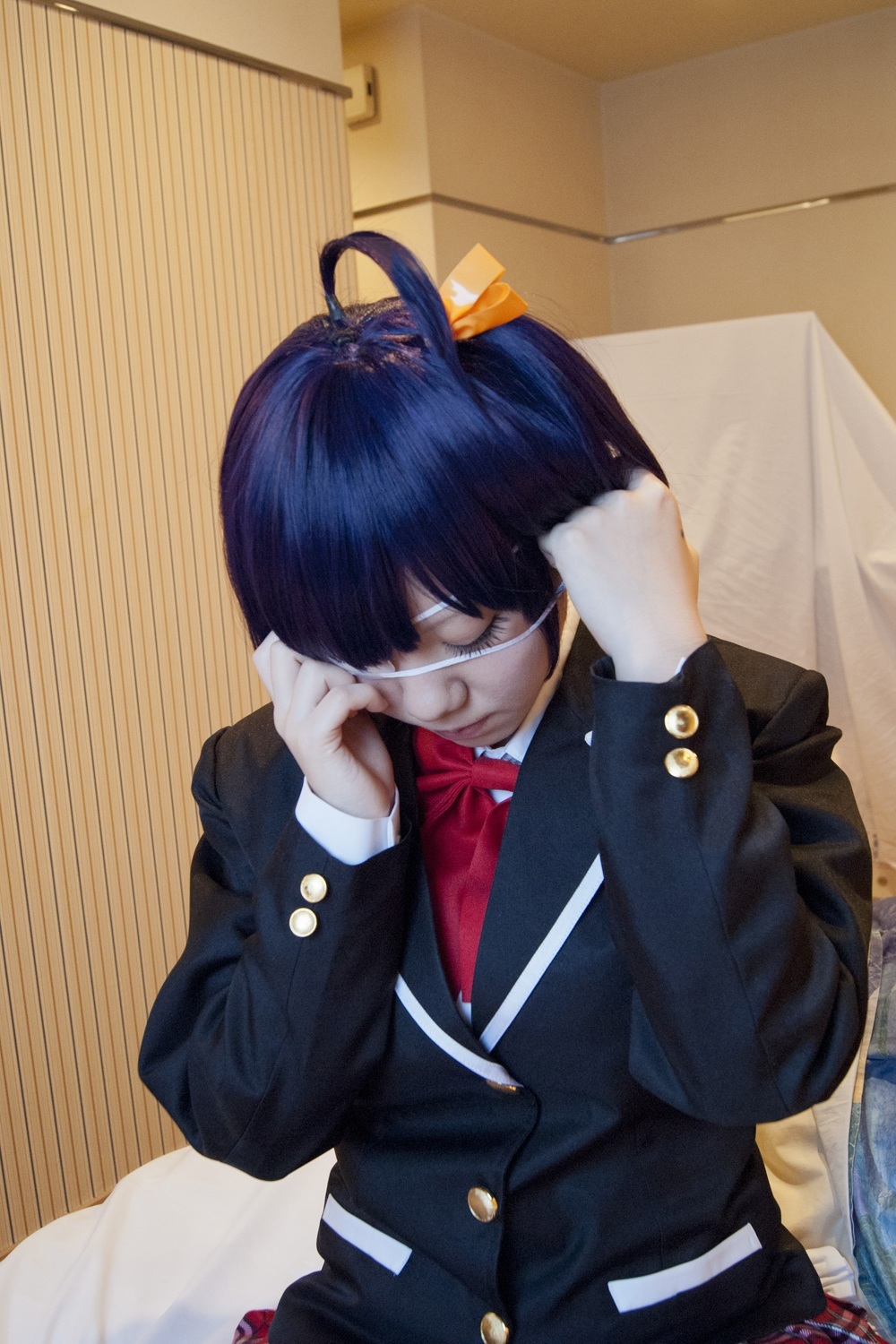 [Cosplay]来自Chuunibyou Demo Koi Ga Shitai的热Rikka Takanashi